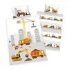 Babybest® Flanell-Bettwäsche Baustelle 100 X 135 Cm 5