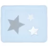 BEMINI Laufstalleinlage Krabbeldecke Pady Softy + Terry Stars Print Frost 5