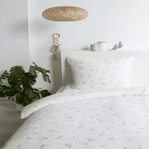 Giancasa Bettwäsche 100 % Bio Baumwolle Florales Muster B193001-005 Grün 6