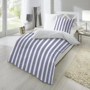 Giancasa Bettwäsche Baumwolle Gestreift 13367003-030 Blau 6