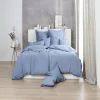 Giancasa Bettwäsche Uni Baumwolle Trend Verwaschener Look Unikat 123061-365 Denim 5
