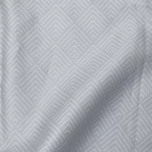 Giancasa Mako Satin Bettwäsche Dezente Karomuster 243500-882 Silber 9