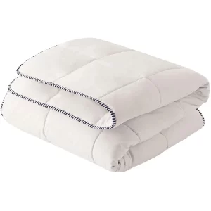 Hibboux® Kopfkissen & Bettdecke Vanilla Cotton Set Ecru 37