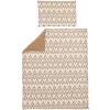 Meyco Bettwäsche Kinderbett 120 X 150 Cm Ikat Sand / Uni Toffee 5