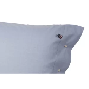 LEXINGTON Authentic Pin Point Oxford Bettwäsche-Bezug Uni – 135×200 Cm – Blue 7