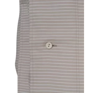 LEXINGTON Hotel Tencel Stripe Bettdecken-Bezug – 155×220 Cm – Light Beige/white 6