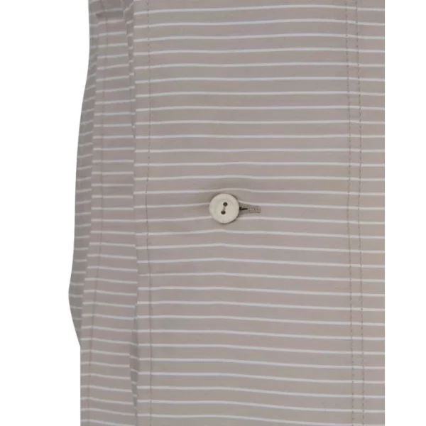 LEXINGTON Hotel Tencel Stripe Bettdecken-Bezug – 155×220 Cm – Light Beige/white 3