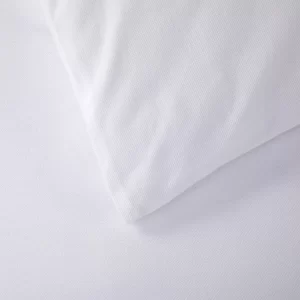 Lacoste L PIQUE Bettdeckenbezug – 155×220 Cm – Blanc 16