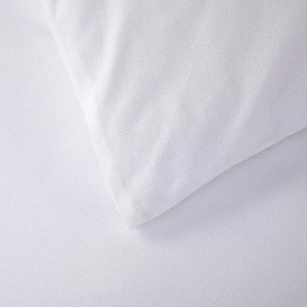Lacoste L PIQUE Bettdeckenbezug – 155×220 Cm – Blanc 4