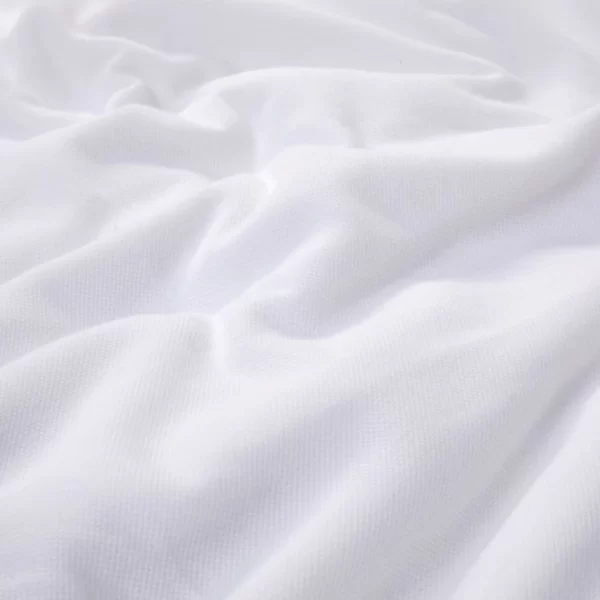 Lacoste L PIQUE Bettdeckenbezug – 155×220 Cm – Blanc 5