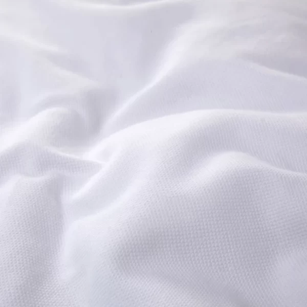 Lacoste L PIQUE Bettdeckenbezug – 155×220 Cm – Blanc 9