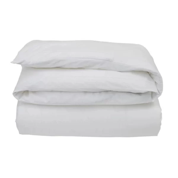 LEXINGTON Hotel Percale Bettdecken-Bezug – 155×220 Cm – White/white 1