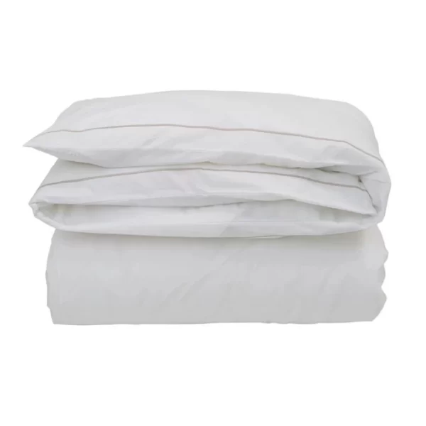 LEXINGTON Hotel Percale Bettdecken-Bezug – 135×200 Cm – White/light Beige 1
