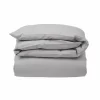 LEXINGTON Hotel Sateen Jacquard Bettdecken-Bezug – 135×200 Cm – Gray 7