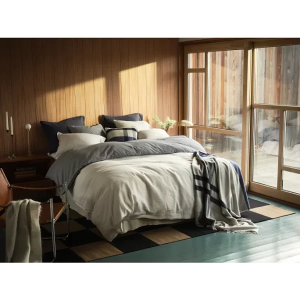 GANT Cotton Linen Bettdeckenbezug – 135×200 Cm – Sateen Blue 3