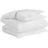 GANT Sateen Stitch Bettdeckenbezug Aus Baumwollsatin – 155×220 Cm – White 7
