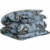 GANT Painted Paisley Bettdeckenbezug Aus Baumwollsatin – 155×220 Cm – Evening Blue 11